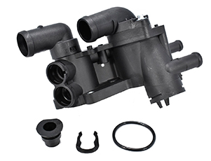 032121111CLBRIDA TOMA DE AGUA (HOUSING O CAJA REGULADORA)POLO (01-10), CROSSFOX (09-14), SAVEIRO G6 (10-17), GOL G5 (08-18), UP (05-09) SPORTVAN (03-10), LLUPO (03-08), SEAT CORDOBA / IBIZA (03-08) 1.6 LITROS CON 6 PIPETA (PIVOTE O PIPA)S DE SALIDA LATERALES, ENTRADA DE 2 BULBO, SIN TERMOSTATO, SIN TAPONES CON PIPA LATERAL (BASE PARA TERMOSTATO) INCLUYE: TAPON Y ORING SIN TERMOSTATO Y SENSOR DE TEMPERATURA032121111CL / 6AE111CL / 03212111AP / 111AP - Imagen 3