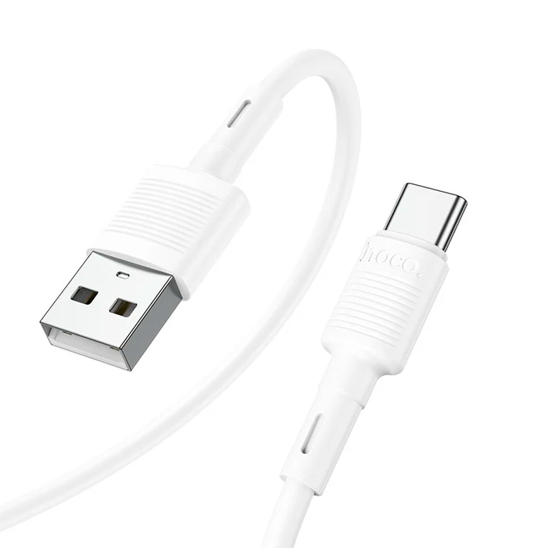 Cable Usb a Tipo C Hoco X83 Victory Blanco - Imagen 2