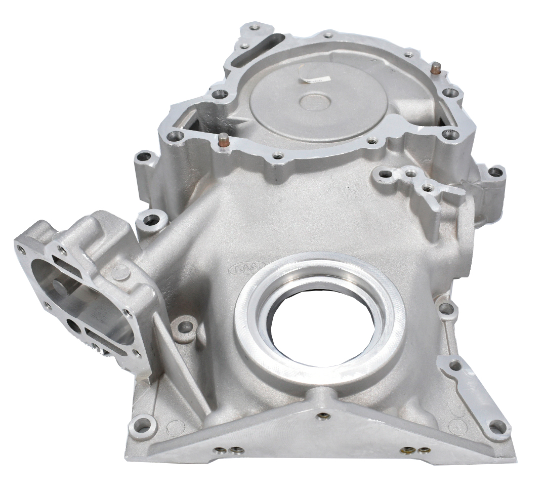 500231TAPA DE TIEMPO (DISTRIBUCION)CHEVROLET IMPALA, MALIBU, MONTE CARLO, BUICK CENTURY (73-87) 3.8 LITROS 6 CILINDROS, 5.7 8 CILINDROS, CENTURION (1973) 5.7 LITROS, ELECTRA (76-85) 4.9, 5.7 LITROS, LESABRE (66-85) 5.6, 5.7 LITROS, CADILLAC DEVILLE, EL DORADO, SEVILLE, APOLLO GT (64-65) 4.9 LITROS PARA MOTORES (64-87) 3.2, 3.7, 3.8, 4.1 , 4.9, 5.6, 5.7 LITROS 6 Y 8 CILINDROS TIMING COVER25515465 - Imagen 6