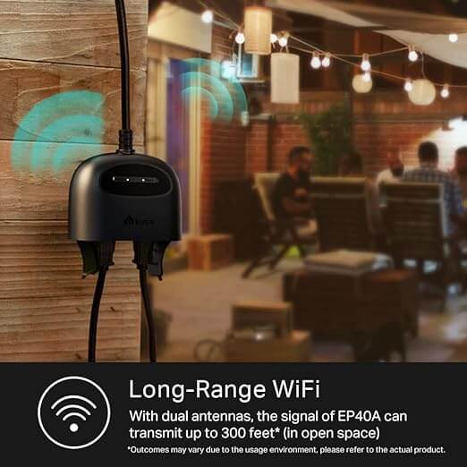 Enchufe Inteligente Kasa Smart WiFi de 2 Salidas Por TP-Link EP40 - Imagen 5