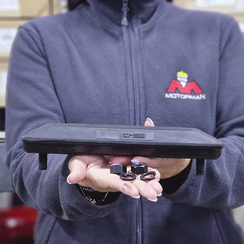 ZAPATA DE GOMA 250B PARA ORUGAS METALICA DE 250MM MTQ - Imagen 5