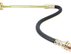 Alternative view of NF381302MANGUERA DE FRENOS (CALIPER)WINDSTAR (98-03) LX, SE, SEL, LIMITED DELANTERA / IZQUIERDA (LADO CONDUCTOR) LARGO: 47 CMSNF381302 / BH381302 RAYBESTOS / H381302 DORMAN / XF2Z2078AB / XF2Z2078BA / 3208377021037424 / LC381302 LUSAC / C2653 CHROMITE