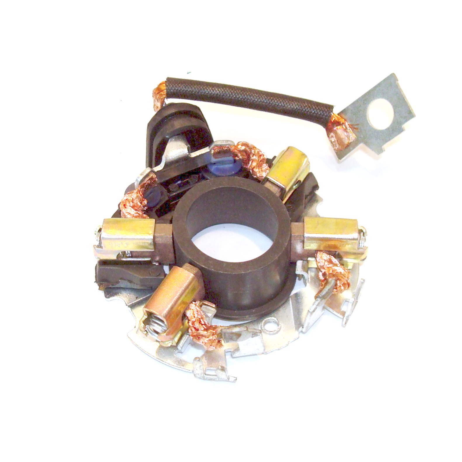 PE-413PORTA CARBONES DE MARCHATSURU 3 (B13) (92-15), TSUBAME AUTOMATICO (93) BOSCH PMRG 12 V. CON 4 CARBONES1004336245 / 6004AE014 / PE-414 / P62461 / 1004336245 / P02459